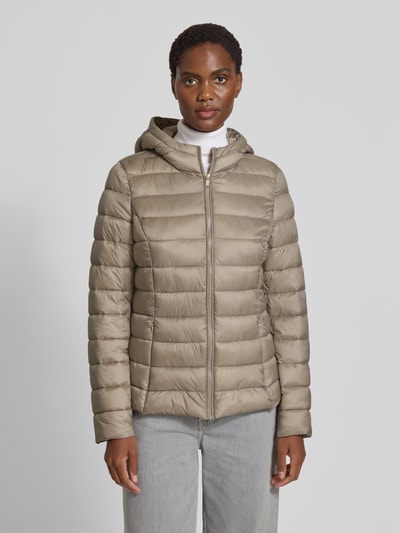 Jake*s Casual Steppjacke mit Kapuze Stein 4