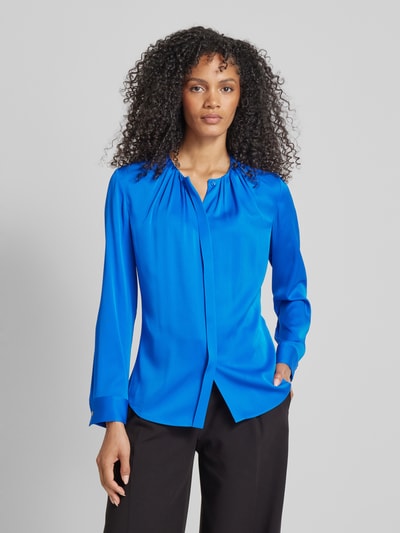 BOSS Bluse mit Rüschen Modell 'Banorah' Royal 4