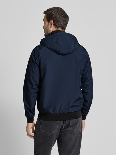 CARS JEANS Windbreaker met capuchon, model 'YXAM' Marineblauw - 5