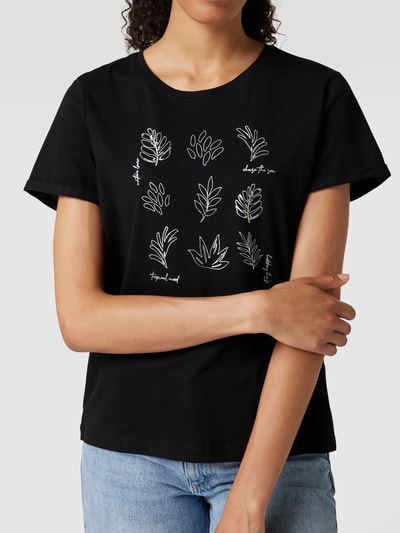 Tom Tailor T-Shirt mit floralem Print Black 3