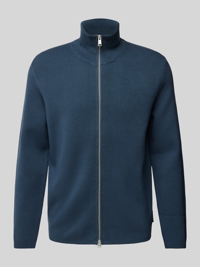 Marc O'Polo Regular Fit Strickjacke aus reiner Bio-Baumwolle Rauchblau 2