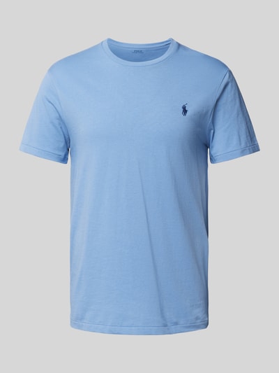 Polo Ralph Lauren Custom Slim Fit T-Shirt mit Rundhalsausschnitt Hellblau 2