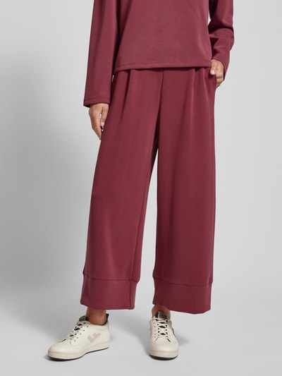 Rich & Royal Sweatpants mit französischen Eingrifftaschen Bordeaux 4