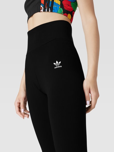 adidas Originals Legginsy sportowe z nadrukiem z logo model ‘TIGHT’ Czarny 3