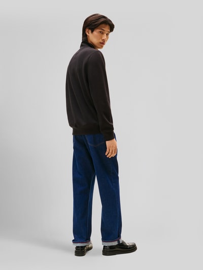 Tommy Hilfiger Regular fit schipperstrui van katoenmix Zwart - 5