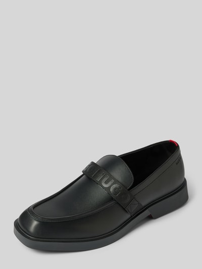 HUGO Loafers mit Label-Details Modell 'Iker' Black 1