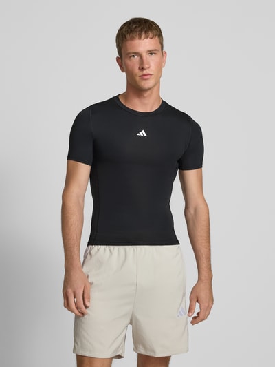 adidas Training T-shirt z nadrukiem z logo Czarny 4