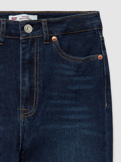 Levi’s® Kids High Rise Slim Fit Jeans mit Kontrastnähten Blau 2