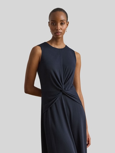 Lauren Ralph Lauren Jurk met knoopdetail in de taille Marineblauw - 1