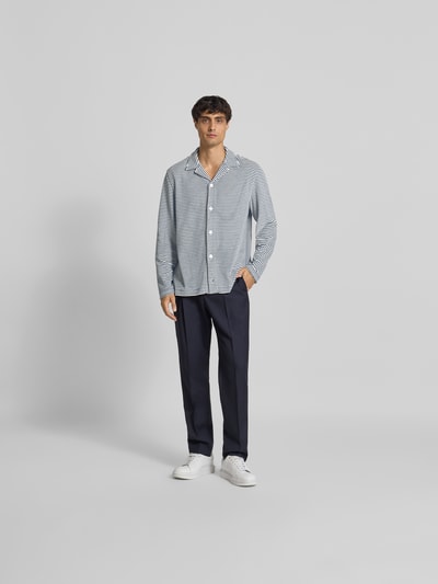 Officine Générale Freizeithemd mit Knopfleiste Weiss 1