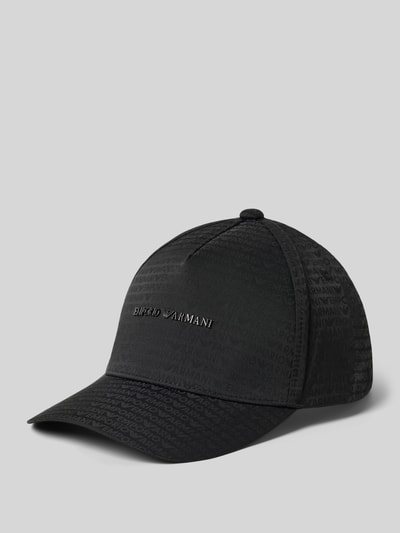 Emporio Armani Basecap mit Label-Applikation Black 1