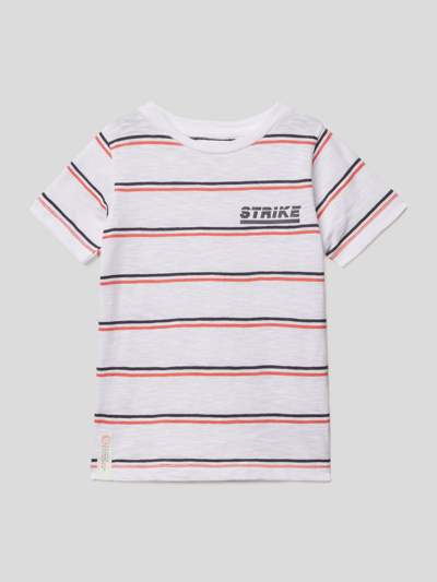 Staccato T-Shirt aus Baumwolle Offwhite 1