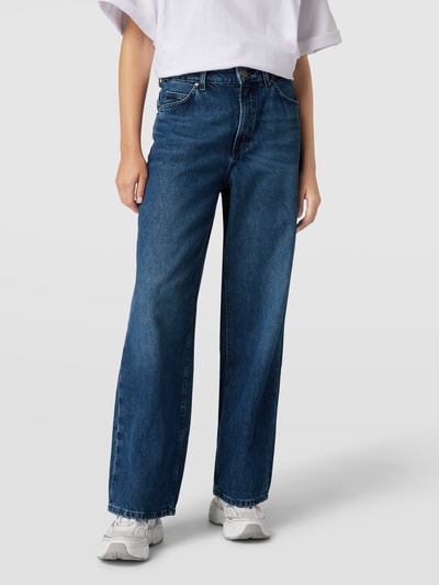 Marc O'Polo Denim High Rise Relaxed Fit Jeans mit Brand-Detail Jeansblau 4