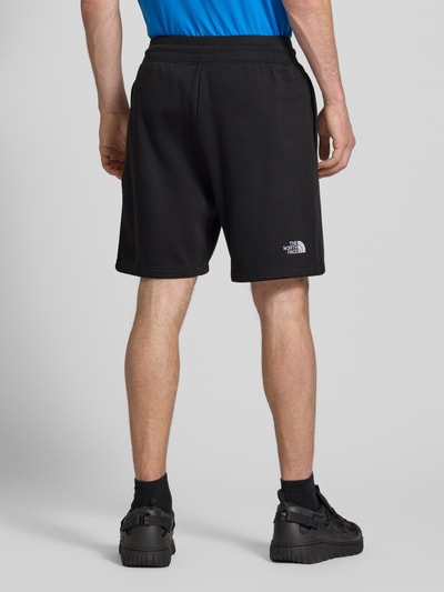 The North Face Relaxed fit sweatshorts met labelstitching Zwart - 5