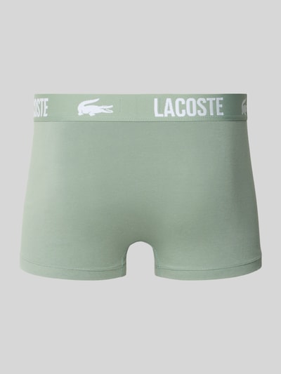 Lacoste Obcisłe bokserki z mieszanki bawełny w zestaw 3 szt. Zielony 3