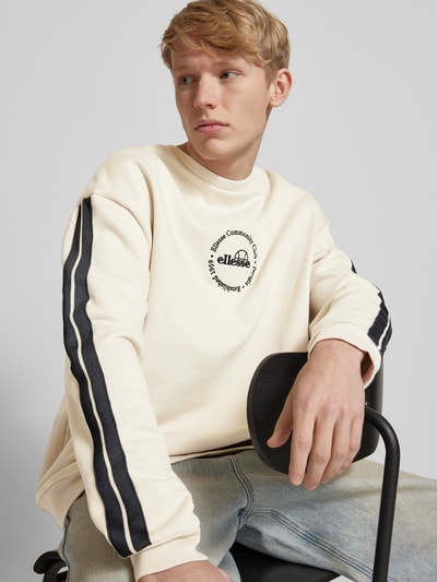 Ellesse Sweatshirt mit gerippten Abschlüssen Modell 'SALZBURG' Sand 3