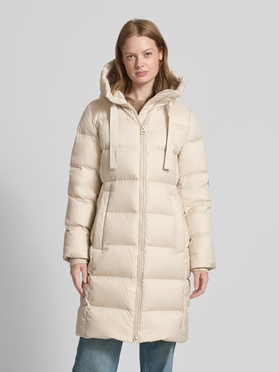 Marc O'Polo Regular Fit Daunenmantel mit Daunen-Feder-Füllung Stein 4