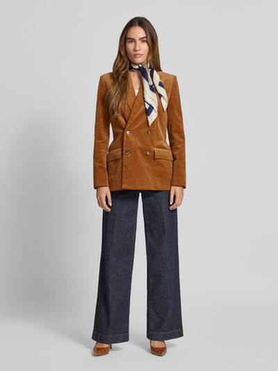 Lauren Ralph Lauren Blazer mit Reverskragen Camel 1
