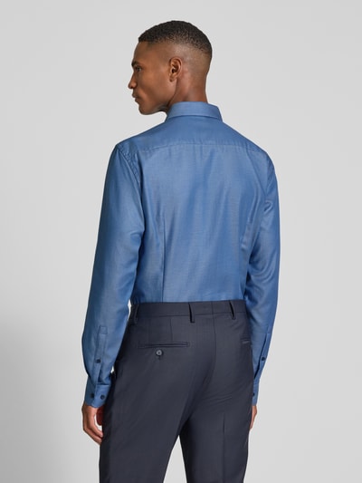 Jake*s Slim Fit Business-Hemd mit Knopfleiste Marine 5