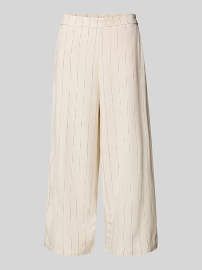 Vero Moda Regular fit culotte met krijtstreep, model 'MINDY' Offwhite - 2