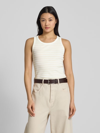 s.Oliver RED LABEL Regular Fit Tank Top aus Baumwoll-Mix Beige 4