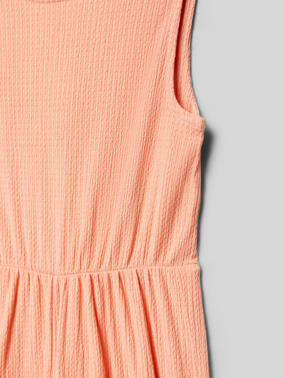 Produktfoto, Regular Fit Jumpsuit ohne Ärmel von s.Oliver RED LABEL, jednolity kolor brzoskwiniowy, faktura żakard, krój regular fit