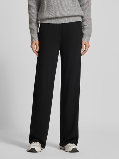 s.Oliver RED LABEL Wide Leg Sweatpants aus Viskose-Mix BLACK 4