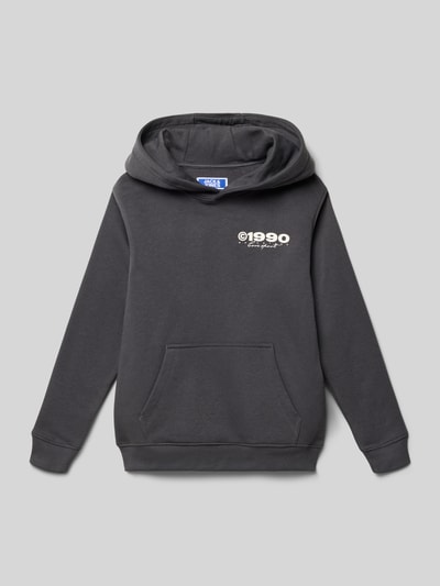 JACK & JONES Hoodie aus Baumwoll-Mix Modell 'COMINERAL' Graphit 1