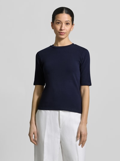 Christian Berg Woman Slim Fit T-Shirt im Halbarm-Design Dunkelblau 4
