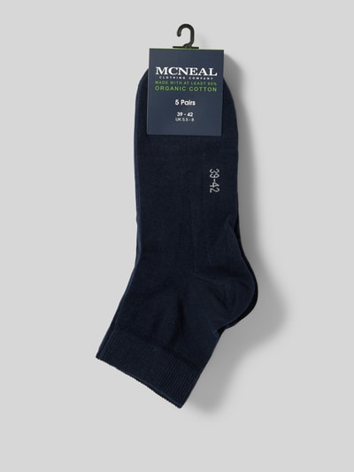 MCNEAL Skarpety z detalem z logo w zestawie 5 szt. Granatowy 3