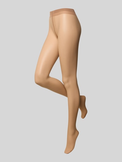 Falke Transparente Strumpfhose Modell 'SHELINA 12 DEN' Beige 1
