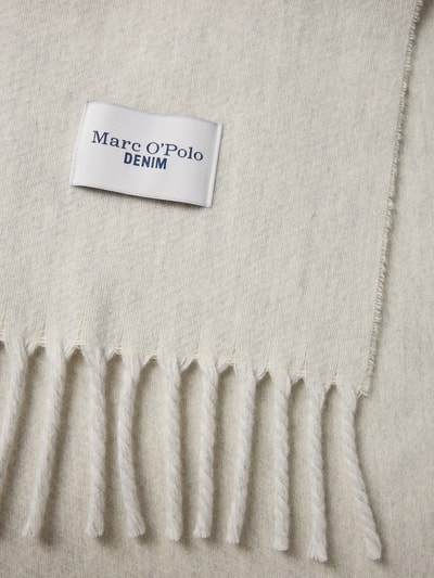 Marc O'Polo Denim Schal aus reiner Schurwolle Silber Melange 2