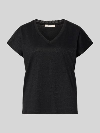 Garcia T-Shirt mit Strukturoptik Black 1
