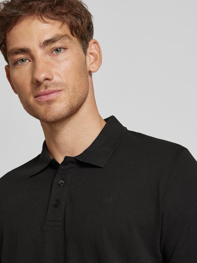 Matinique Poloshirt in melierter Optik Black 3