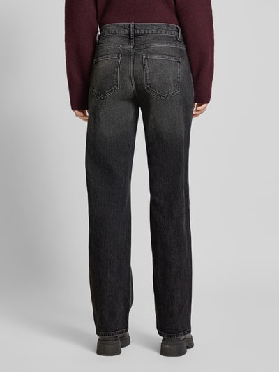 MSCH Copenhagen Straight Leg Jeans im 5-Pocket-Design Modell 'Umi Ada' Dunkelgrau 5