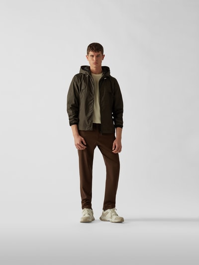 Stylebop Freizeitjacke mit Kapuze Dunkelgrün 1