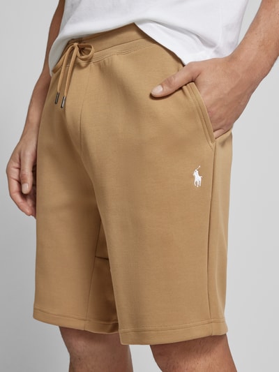 Polo Ralph Lauren Regular Fit Sweatshorts mit Logo-Stitching Khaki 3