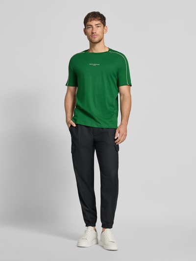ARMANI EXCHANGE T-shirt met labelprint Groen - 1