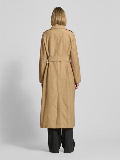 MAX&Co. Trenchcoat met strikceintuur, model 'MILONG' Beige - 5