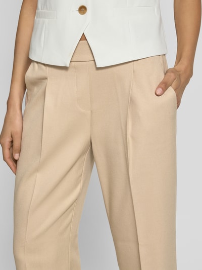 OPUS Stoffhose mit elastischem Bund Modell 'Maikito' Beige 3
