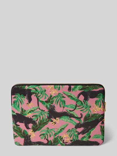 WOUF Laptoptas met labelpatch, model 'Rose Yucata' Helder paars - 2