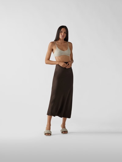 Maison Margiela Maxirock im unifarbenen Design  Dunkelbraun 1