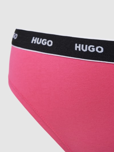 HUGO Slip mit elastischem Logo-Bund Pink 2