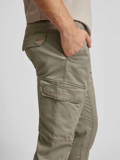 camel active Slim Fit Cargohose mit Eingrifftaschen Khaki 3