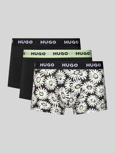 HUGO Trunks mit elastischem Label-Bund im 3er-Pack Gruen 1