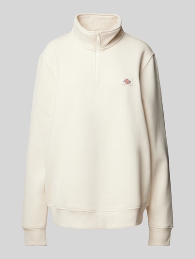 Dickies Sweatshirt met opstaande kraag, model 'OAKPORT' Beige - 2