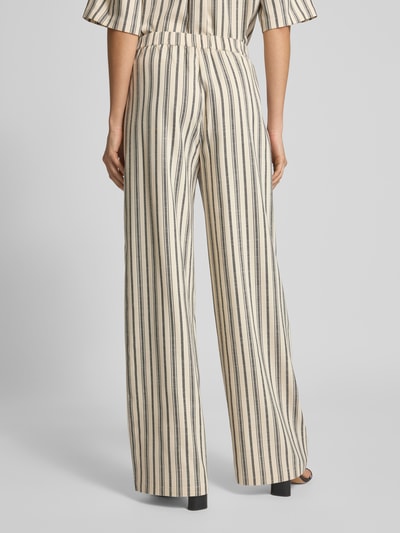 Jake*s Collection Straight Leg Stoffhose mit Bundfalten Beige 5