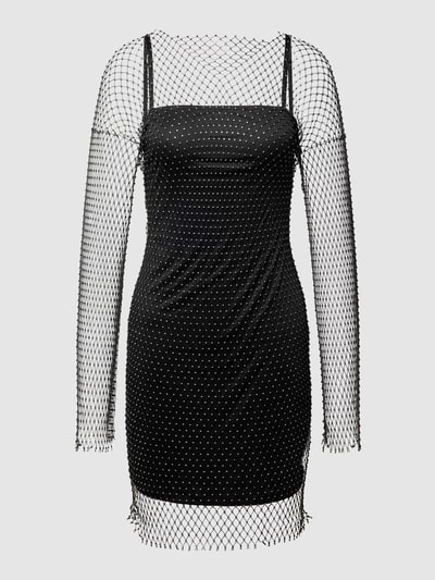 Gina Tricot Knielanges Kleid mit Spaghettiträgern Black 2