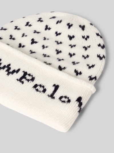 Polo Ralph Lauren Mütze aus Alpakawolle mit Logo-Schriftzug Offwhite 2