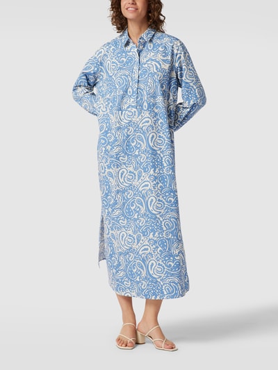Jake*s Casual Hemdblusenkleid mit Allover-Muster Jeans 4